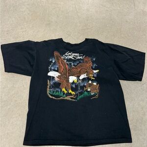 Vintage 1991 Eagle "Let Your Spirit Soar" Men's SS Graphic T-Shirt XXL